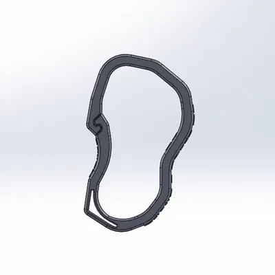 #0054 Khóa Carabiner Bền Bỉ 5 - Có thông điệp
