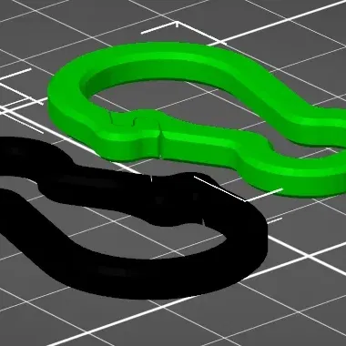 #0010 J's Carabiner - Móc Khóa Kẹp Túi