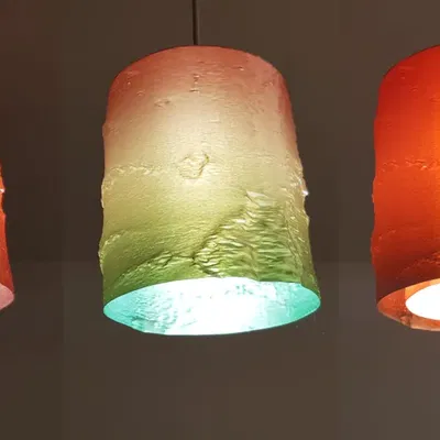 Kết cấu cây bạch dương thực tế cho chao đèn 3D