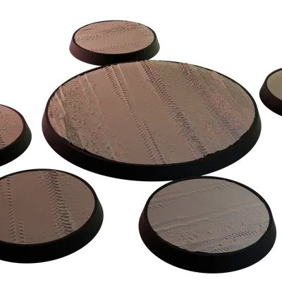 Bộ đế mô hình mini phong cách cát cho D&D và Warhammer