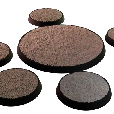 Bộ đế mô hình mini phong cách cát cho D&D và Warhammer