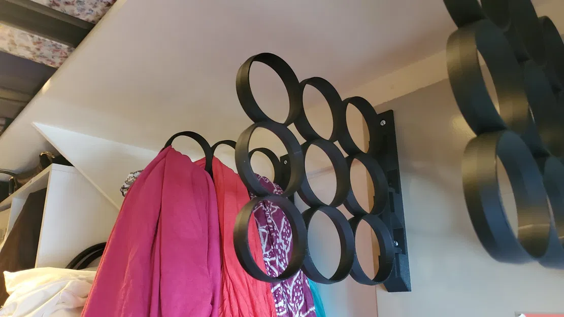 Giá treo tủ tháo rời cho khăn quàng, thắt lưng, cà vạt - Image 1