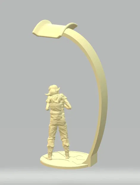 Giá đỡ tai nghe hình Luke và Yoda từ Star Wars - Image 2