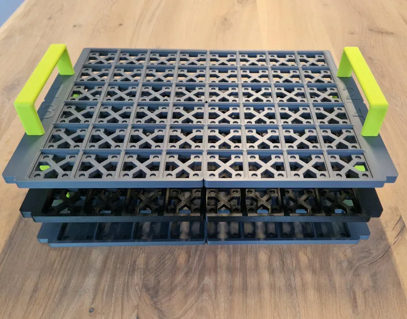 Khay xếp chồng Gridfinity Makpac có nam châm - Image 3