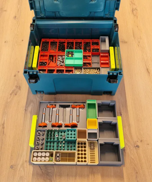 Khay xếp chồng Gridfinity Makpac có nam châm - Image 7