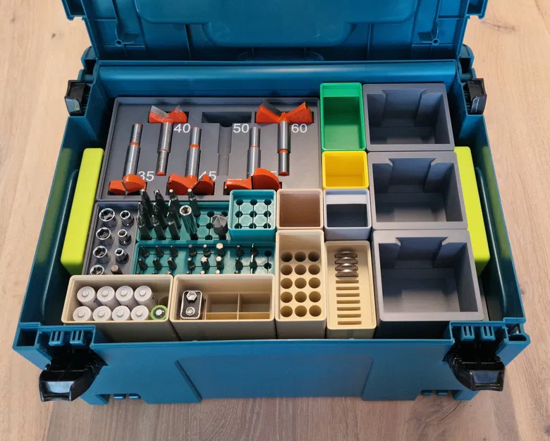 Khay xếp chồng Gridfinity Makpac có nam châm - Image 8