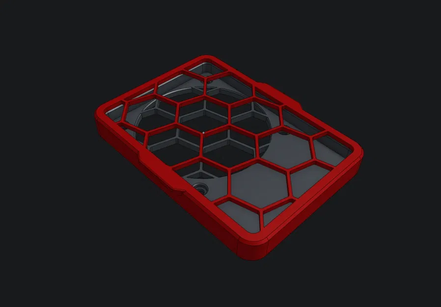 Vỏ bộ lọc khí thải carbon cho quạt sau Creality K1 - Image 1