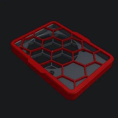 Vỏ bộ lọc khí thải carbon cho quạt sau Creality K1