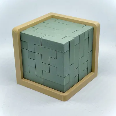 Câu đố não 54 mảnh ghép hình khối hoàn hảo