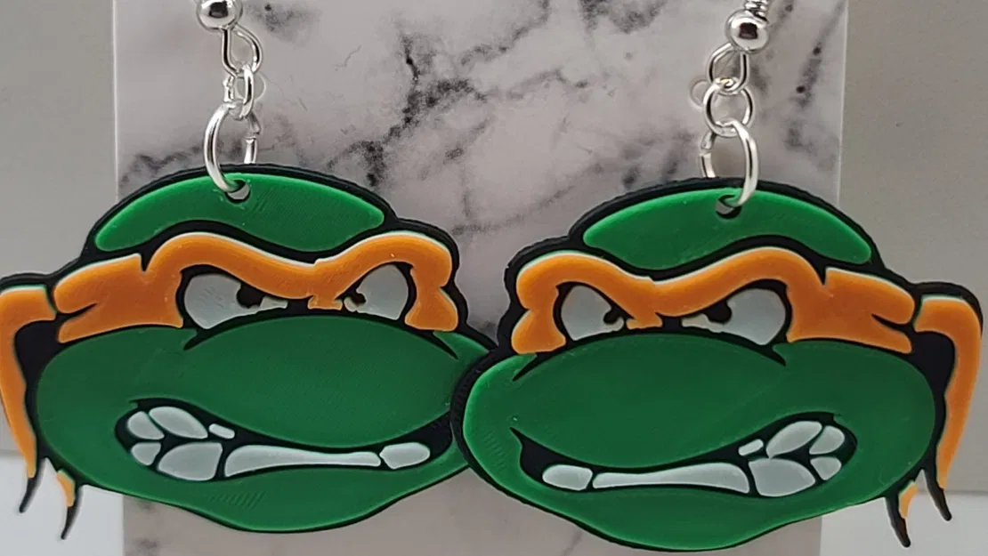 Khuyên tai Rùa Đột Biến Nhân Giới Ninja - Image 2