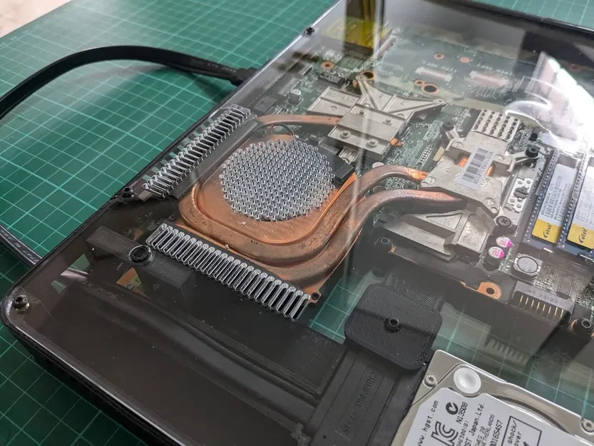 Hộp bóng trưng bày linh kiện laptop HP Pavilion dv7-3150el - Image 4