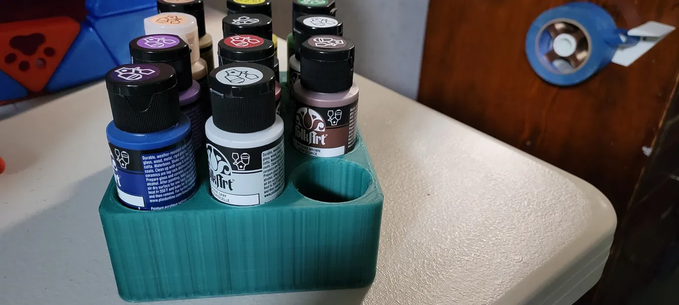 Giá đỡ chai sơn acrylic 2 oz. - Image 2