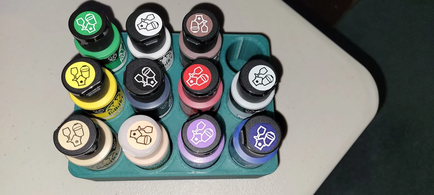 Giá đỡ chai sơn acrylic 2 oz. - Image 5