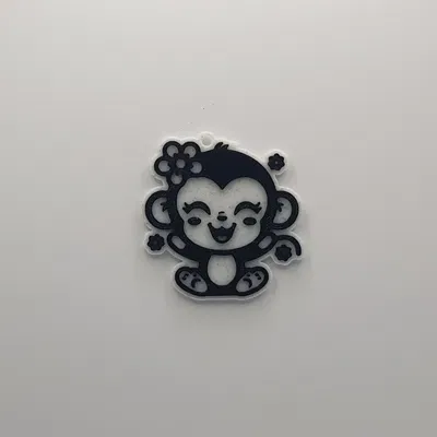 Móc khóa khỉ dễ thương