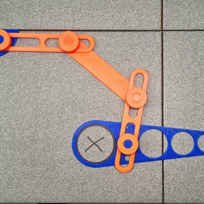 Thước đo khoan gạch điều chỉnh 50/65 cm