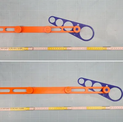 Thước đo khoan gạch điều chỉnh 50/65 cm