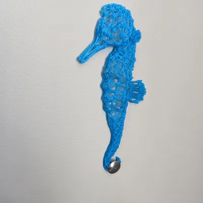 Mô hình cá ngựa trang trí cho bể cá văn phòng