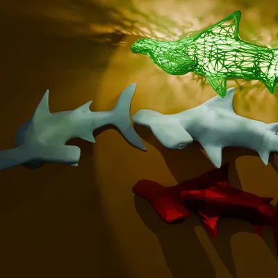 Cá mập búa treo tường cho bể cá của bạn