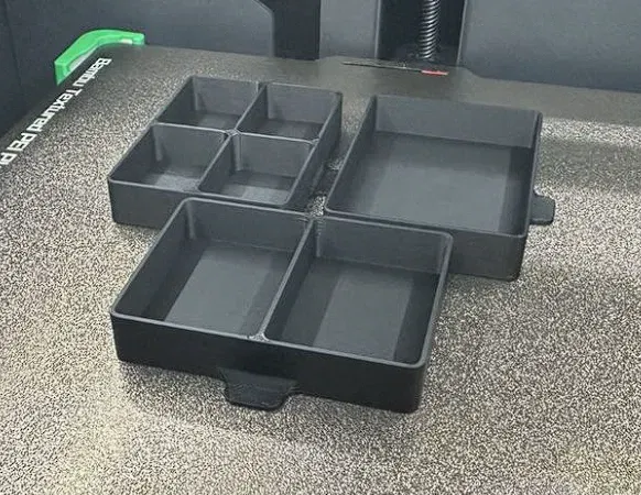 Kệ lưu trữ linh kiện nhỏ - 3 ngăn + có thể xếp chồng - Image 6