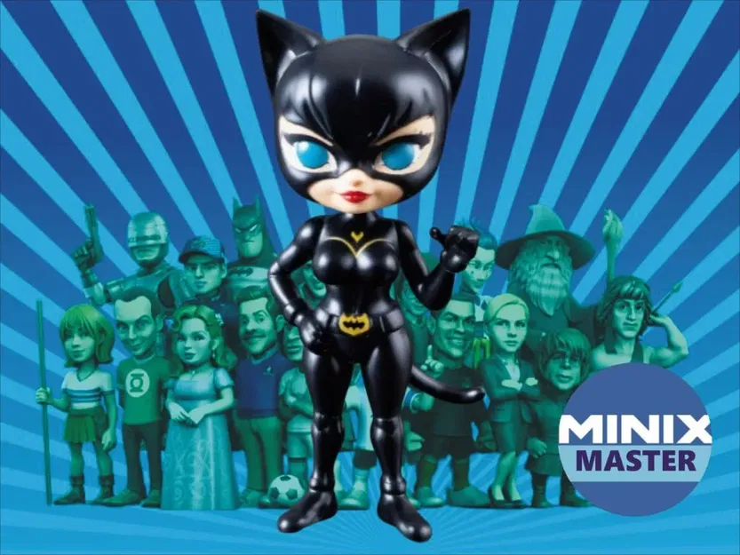 Mô hình nhân vật Cat Woman Minix chi tiết - Image 1