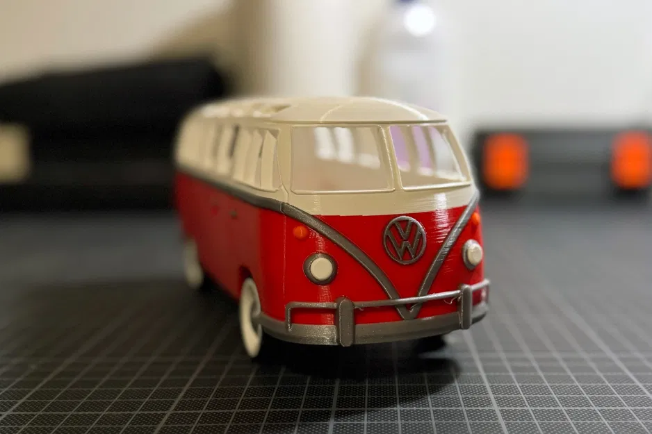 Xe buýt Volkswagen nhiều màu sắc in 3D với MMU - Image 4