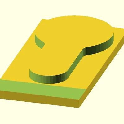 Giá treo hình ảnh kiểu khóa trên tường với khối âm