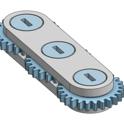 Đồ chơi Fidget hoàn toàn in 3D với ren mét