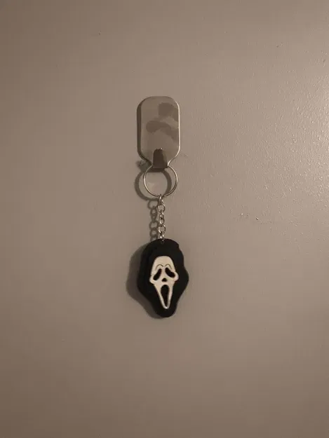 Móc khóa mặt ma Ghost Face độc đáo - Image 1