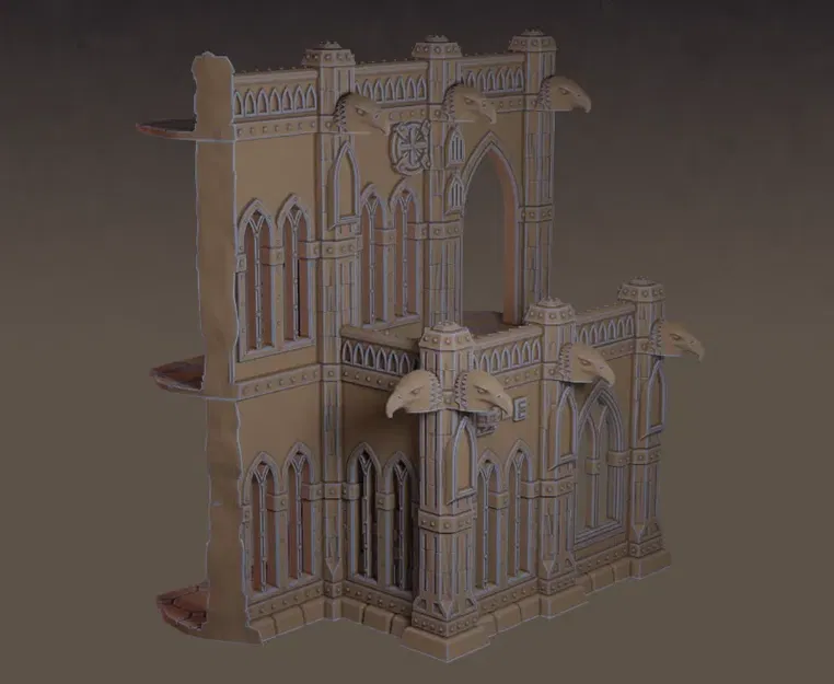 Mẫu miễn phí cho công trình Gothic sci-fi Domina Ferrum - Image 1