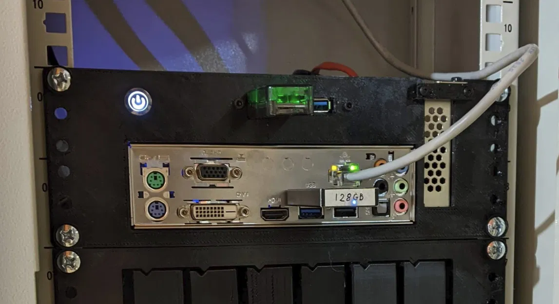 Vỏ mini ITX cho tủ rack 10 inch 2U - Image 1