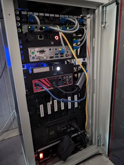 Giá đỡ mini ITX 2U cho tủ rack 10 inch V2 - Image 2