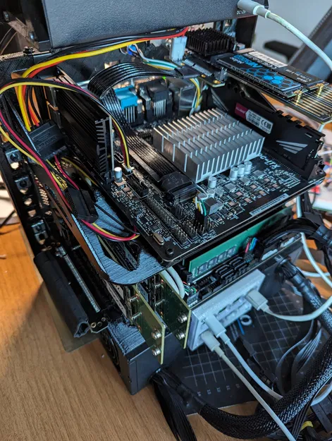 Giá đỡ mini ITX 2U cho tủ rack 10 inch V2 - Image 3