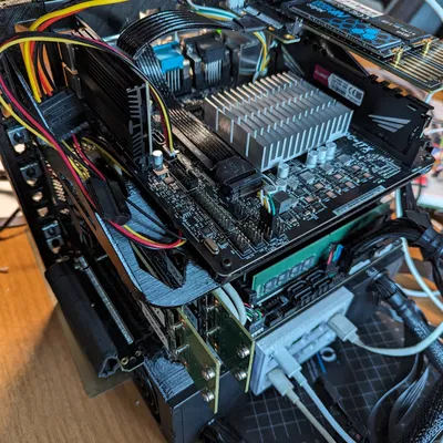 Giá đỡ mini ITX 2U cho tủ rack 10 inch V2