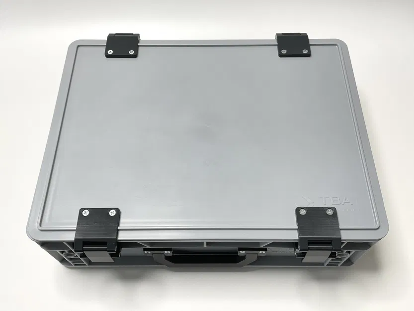 Eurobox (Thùng Euro) Phần cứng (Bản lề, Tay cầm, Chân, Khóa kẹp) - Image 5