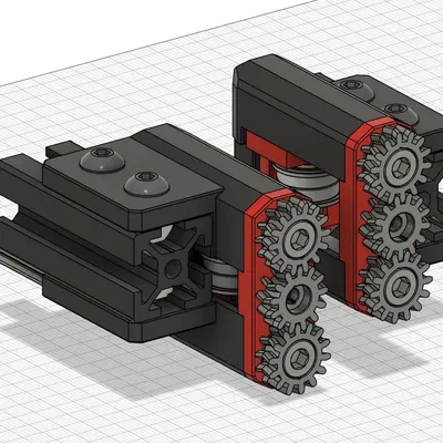 Mô hình bánh răng xoắn đôi BFI cho máy in 3D