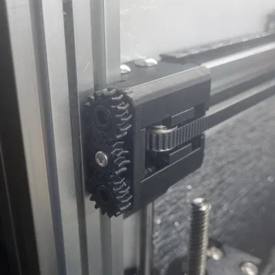 Mô hình bánh răng xoắn đôi BFI cho máy in 3D