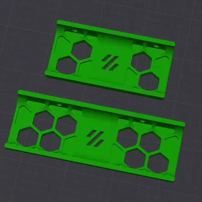 Phần giữa của vỏ sau VORON 2.4 cho kết nối CANBUS và cảm biến