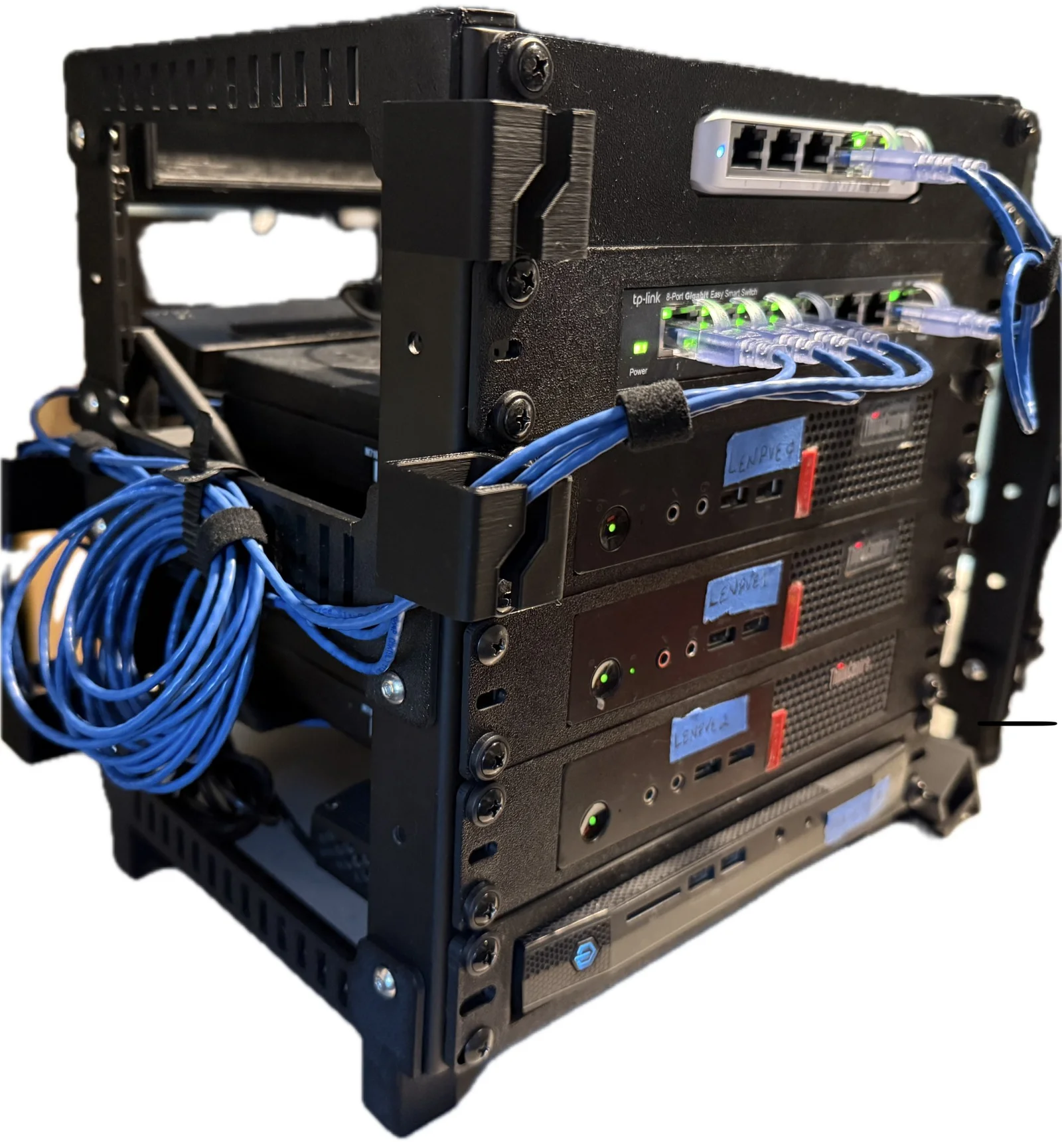 Giá đỡ rack 10 inch chắc chắn cho hệ thống máy tính 1