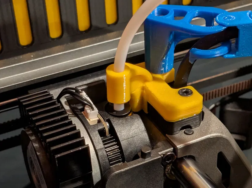 Giá đỡ xích 12mm và hướng dẫn ống PTFE cho máy in Creality K1/K1C - Image 1