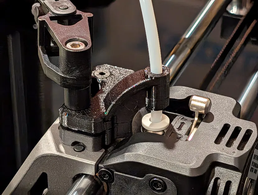 Giá đỡ xích 12mm và hướng dẫn ống PTFE cho máy in Creality K1/K1C - Image 2