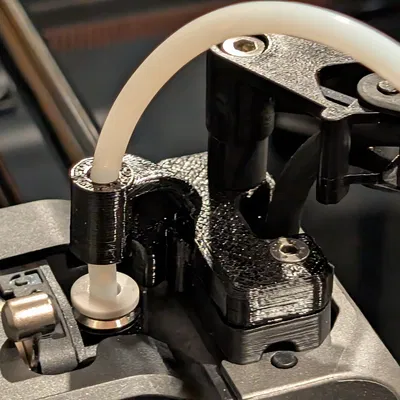 Giá đỡ xích 12mm và hướng dẫn ống PTFE cho máy in Creality K1/K1C