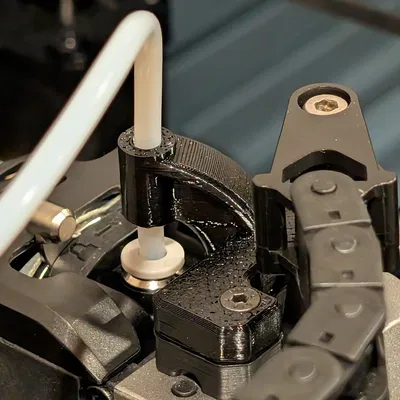 Giá đỡ xích 12mm và hướng dẫn ống PTFE cho máy in Creality K1/K1C