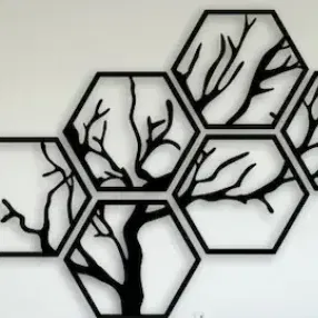 Nghệ thuật tường cây với độ dày 4mm