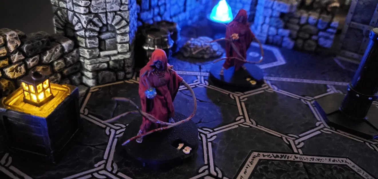 Đế T_h_i 3D với Vòng Số HP, Chỉ Báo Trạng Thái và Hệ Thống Lưu Trữ - Image 7