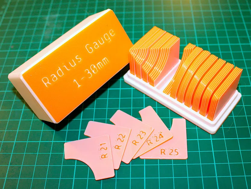 Thước đo bán kính 1-30mm với thiết kế tối giản -52,8% - Image 1