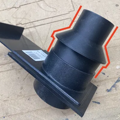 Bộ Chuyển Đổi Cổng Hút Bụi 4 inch Sang Ống 2.5 inch Hình Nón (v1.0)