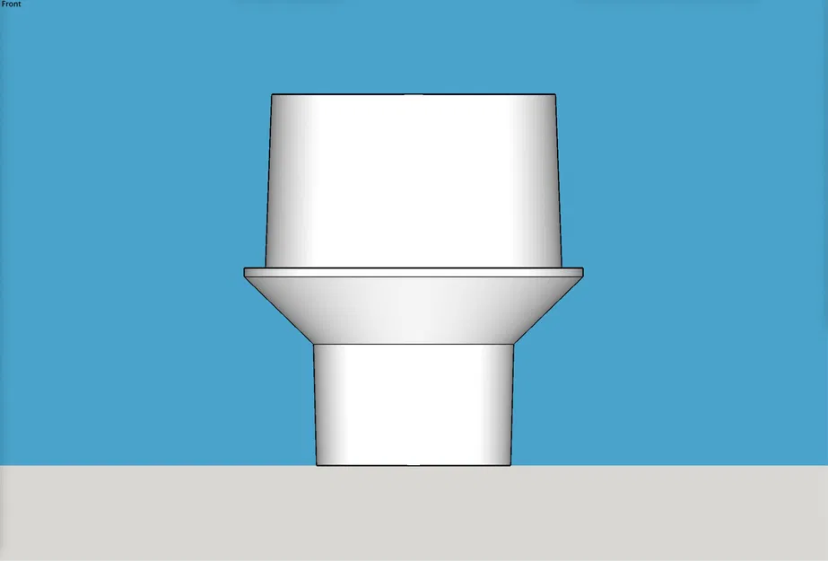 Bộ Chuyển Đổi Cổng Hút Bụi 4 inch Sang Ống 2.5 inch Hình Nón (v1.0) - Image 4