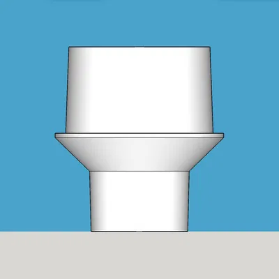 Bộ Chuyển Đổi Cổng Hút Bụi 4 inch Sang Ống 2.5 inch Hình Nón (v1.0)