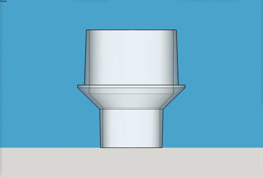 Bộ Chuyển Đổi Cổng Hút Bụi 4 inch Sang Ống 2.5 inch Hình Nón (v1.0) - Image 5