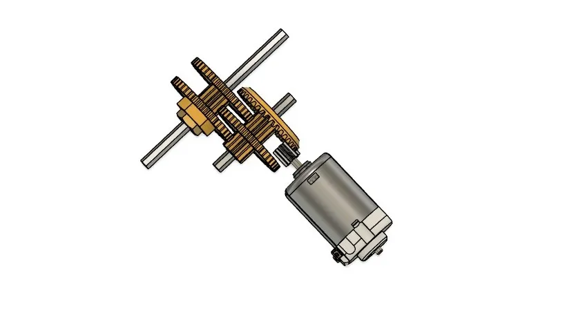 Hộp số cho xe điều khiển từ xa với động cơ nhỏ - Image 5